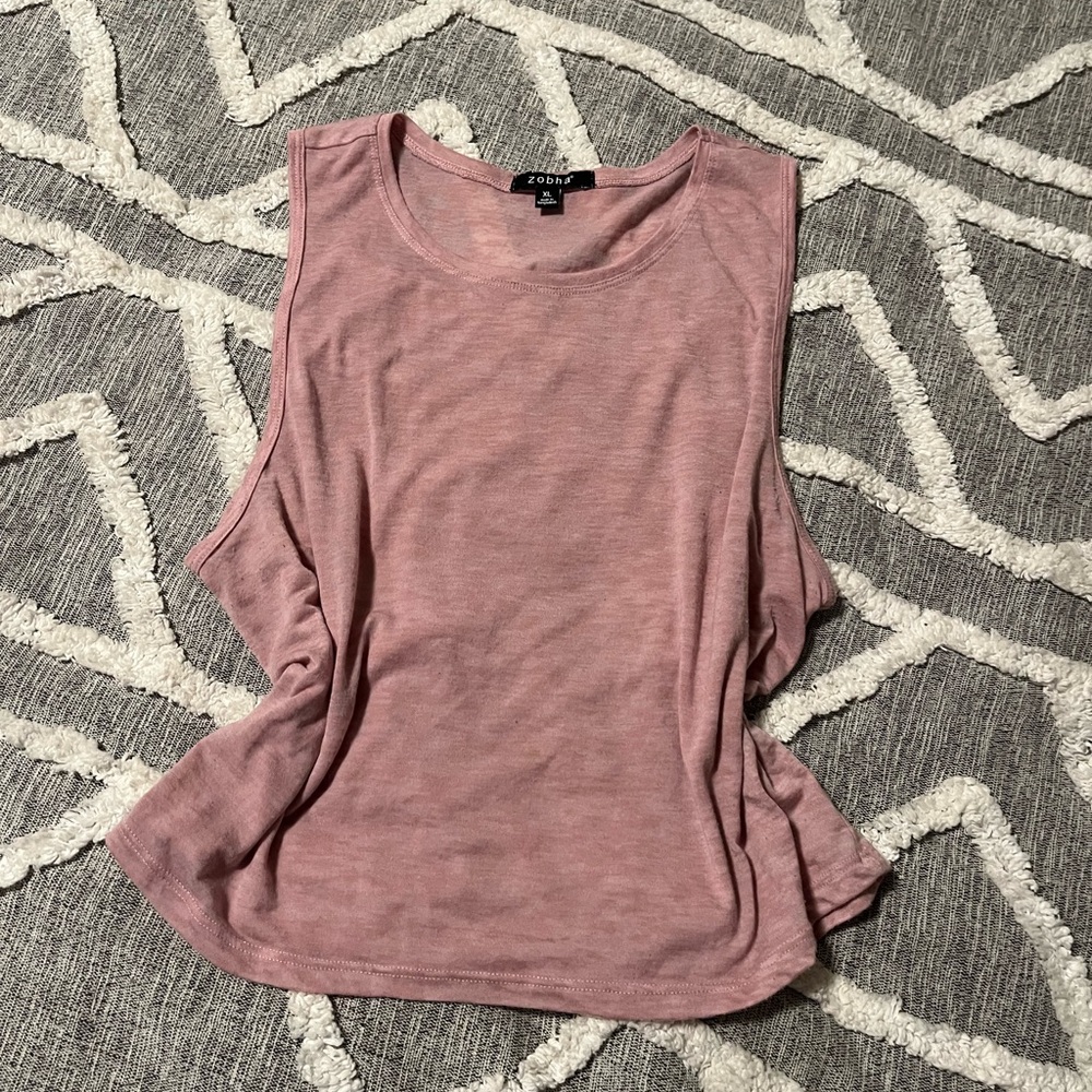 Zobha Women's Mauve Tank Top